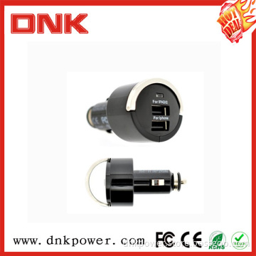 OEM CE Universal 5V 2.1A Mini 2 Ports USB Car Charger (DNK-CC005)